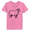 Ladies ComfortSoft ® V Neck Tee Thumbnail