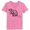 Ladies ComfortSoft ® V Neck Tee Thumbnail