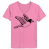 Ladies ComfortSoft ® V Neck Tee Thumbnail