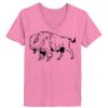 Ladies ComfortSoft ® V Neck Tee Thumbnail