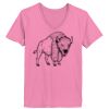 Ladies ComfortSoft ® V Neck Tee Thumbnail