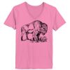 Ladies ComfortSoft ® V Neck Tee Thumbnail