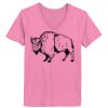 Ladies ComfortSoft ® V Neck Tee Thumbnail