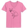 Ladies ComfortSoft ® V Neck Tee Thumbnail