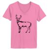 Ladies ComfortSoft ® V Neck Tee Thumbnail