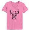 Ladies ComfortSoft ® V Neck Tee Thumbnail