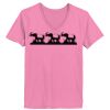 Ladies ComfortSoft ® V Neck Tee Thumbnail