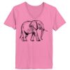 Ladies ComfortSoft ® V Neck Tee Thumbnail