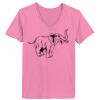 Ladies ComfortSoft ® V Neck Tee Thumbnail