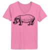 Ladies ComfortSoft ® V Neck Tee Thumbnail