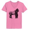 Ladies ComfortSoft ® V Neck Tee Thumbnail