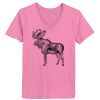 Ladies ComfortSoft ® V Neck Tee Thumbnail