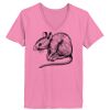 Ladies ComfortSoft ® V Neck Tee Thumbnail