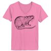 Ladies ComfortSoft ® V Neck Tee Thumbnail