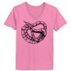 Ladies ComfortSoft ® V Neck Tee Thumbnail