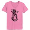 Ladies ComfortSoft ® V Neck Tee Thumbnail