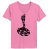 Ladies ComfortSoft ® V Neck Tee Thumbnail