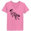 Ladies ComfortSoft ® V Neck Tee Thumbnail