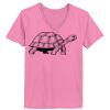 Ladies ComfortSoft ® V Neck Tee Thumbnail