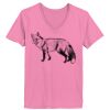 Ladies ComfortSoft ® V Neck Tee Thumbnail