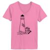 Ladies ComfortSoft ® V Neck Tee Thumbnail