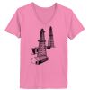 Ladies ComfortSoft ® V Neck Tee Thumbnail