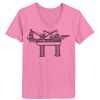 Ladies ComfortSoft ® V Neck Tee Thumbnail