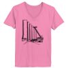 Ladies ComfortSoft ® V Neck Tee Thumbnail