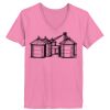 Ladies ComfortSoft ® V Neck Tee Thumbnail