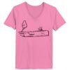 Ladies ComfortSoft ® V Neck Tee Thumbnail