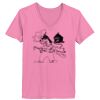 Ladies ComfortSoft ® V Neck Tee Thumbnail