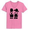 Ladies ComfortSoft ® V Neck Tee Thumbnail