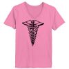 Ladies ComfortSoft ® V Neck Tee Thumbnail