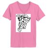 Ladies ComfortSoft ® V Neck Tee Thumbnail