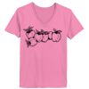 Ladies ComfortSoft ® V Neck Tee Thumbnail