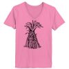 Ladies ComfortSoft ® V Neck Tee Thumbnail