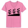 Ladies ComfortSoft ® V Neck Tee Thumbnail