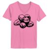 Ladies ComfortSoft ® V Neck Tee Thumbnail