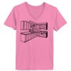 Ladies ComfortSoft ® V Neck Tee Thumbnail