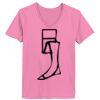 Ladies ComfortSoft ® V Neck Tee Thumbnail