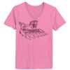 Ladies ComfortSoft ® V Neck Tee Thumbnail