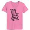 Ladies ComfortSoft ® V Neck Tee Thumbnail