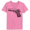 Ladies ComfortSoft ® V Neck Tee Thumbnail