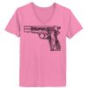 Ladies ComfortSoft ® V Neck Tee Thumbnail