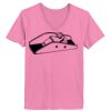 Ladies ComfortSoft ® V Neck Tee Thumbnail