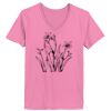 Ladies ComfortSoft ® V Neck Tee Thumbnail