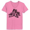 Ladies ComfortSoft ® V Neck Tee Thumbnail