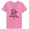 Ladies ComfortSoft ® V Neck Tee Thumbnail