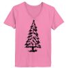 Ladies ComfortSoft ® V Neck Tee Thumbnail