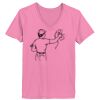 Ladies ComfortSoft ® V Neck Tee Thumbnail